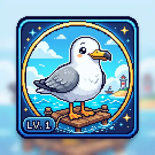Idle Game Seagull Icon