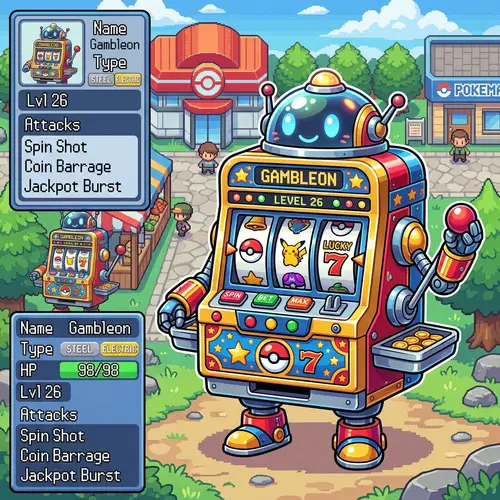 Create Pokemon Slot Machine Game Assets