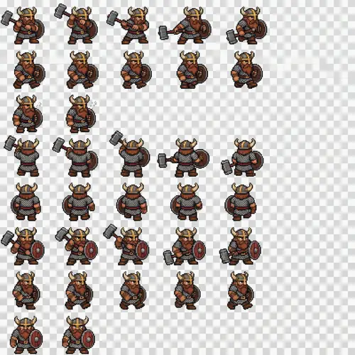 Dungeons & Dragons Pixel Art Sprite Sheet Creator