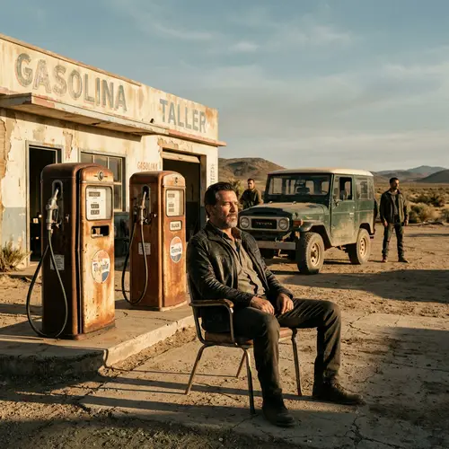 Colombian Drug Cartel Boss: A Tense Desert Encounter