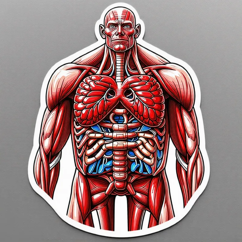 Anatomy Organ Sticker for Educational Use Anatomy Organ Sticker for Educational Use