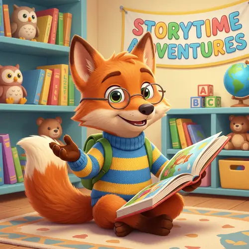 Educational Storytelling Mascot for Kids' Channel