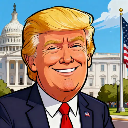 Smirking Donald Trump Image