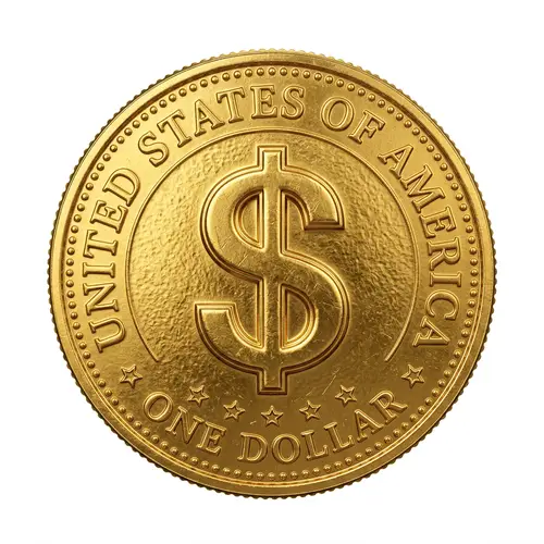 Hyper-Realistic Gold Coin Artwork - Photorealistic Design