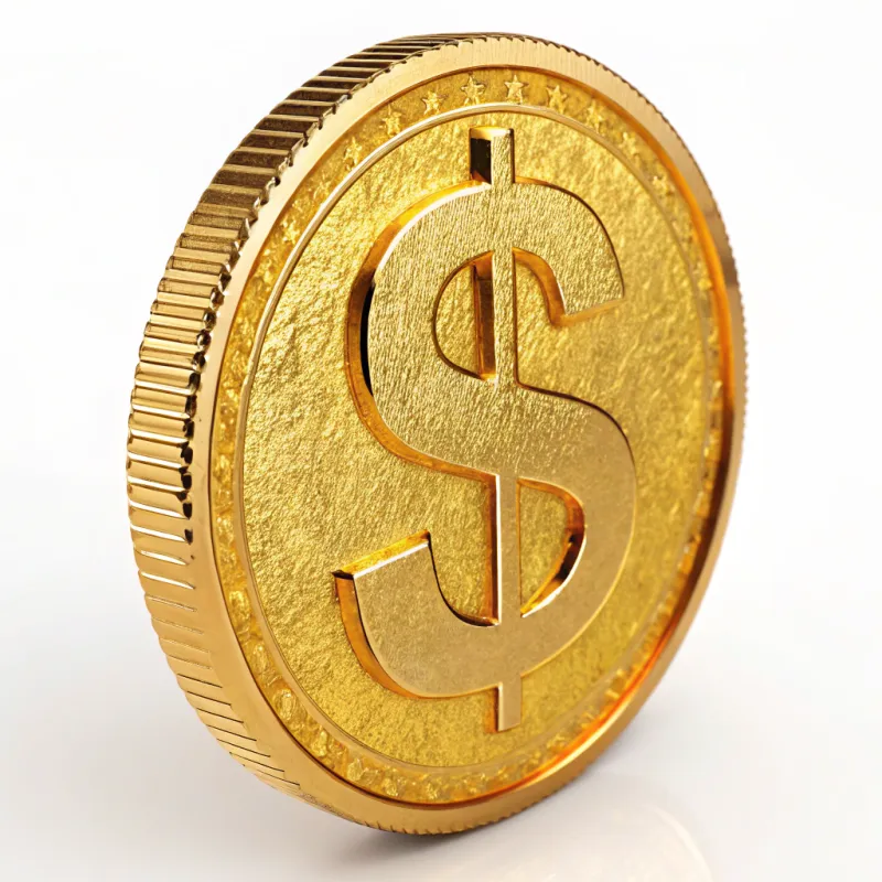 Hyper-Realistic Gold Coin Artwork - Photorealistic Design Hyper-Realistic Gold Coin Artwork - Photorealistic Design