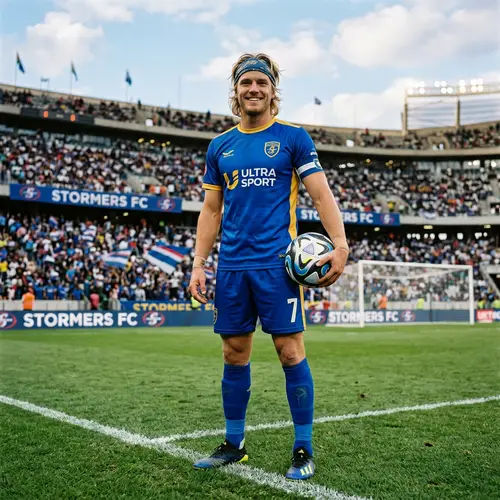 Charismatic Blonde Footballer with Bandana | Team Spirit FC