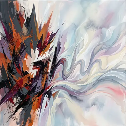 Visualizing 'Ghhh': Abstract Sound-inspired Art