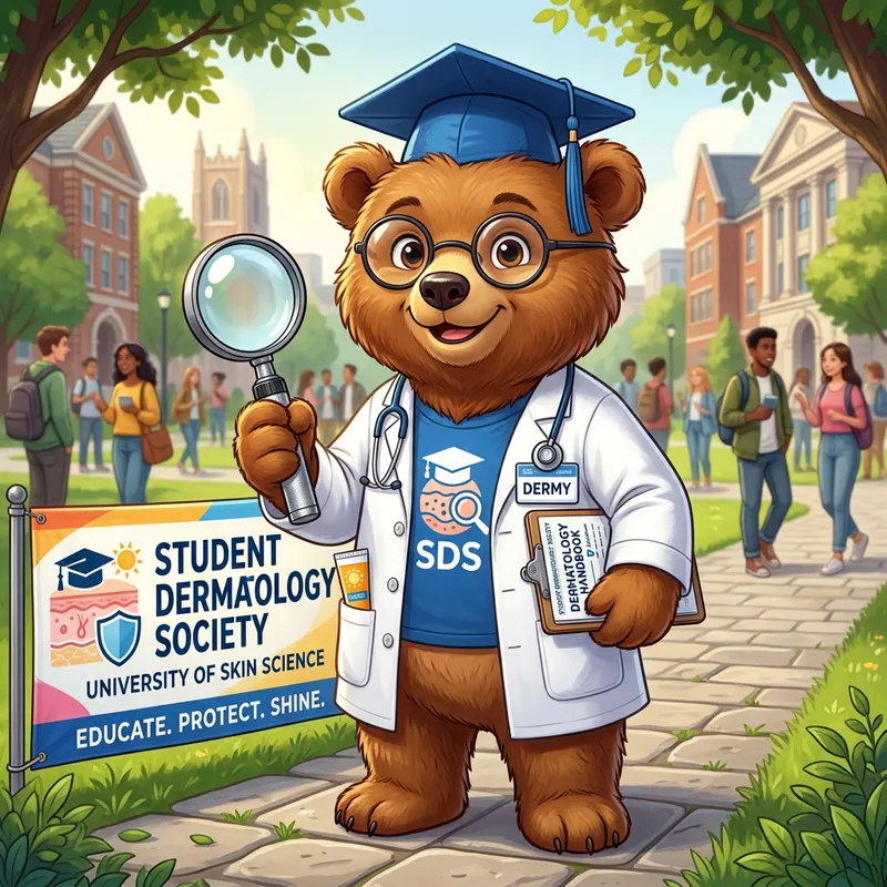 Mascot for Dermatology Student Society