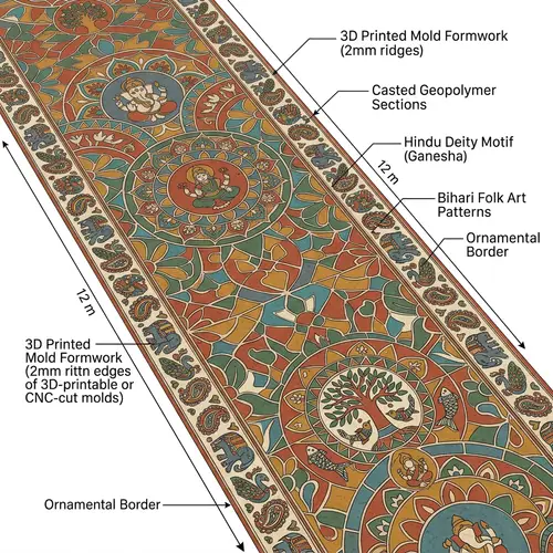 DIY Artificial Pebble Pathway for Your Home