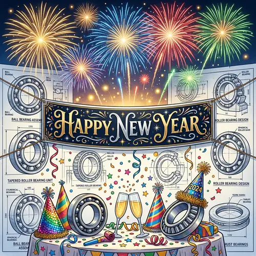 New Year Bearing Celebration | Bearings Company Artwork