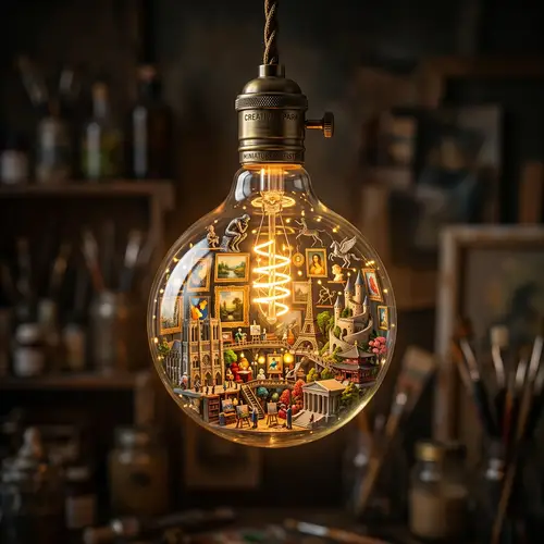 Art Inside a Bulb: Miniature Masterpieces Unveiled