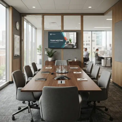 Professional Meeting Room Background for Offices