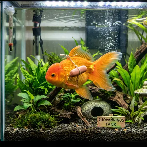 Giovannino the Fish on a Tank - Realistic Art