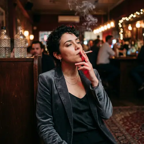 Smoke a Cigarette in a Sexy Way