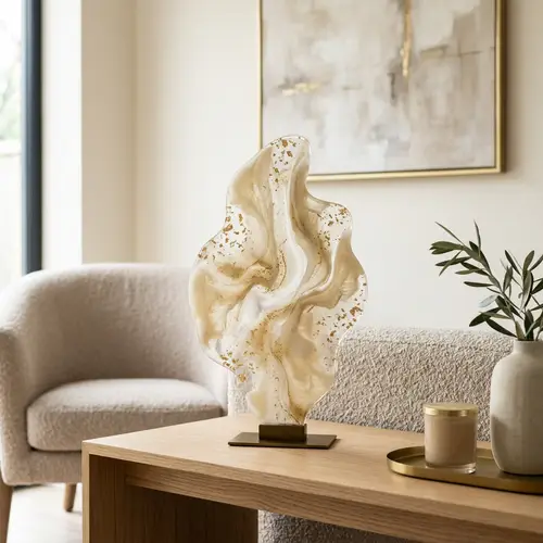 Elegant Minimalist Resin Art for Modern Interiors