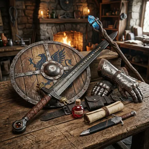 Fantasy RPG Character Items & Weapons