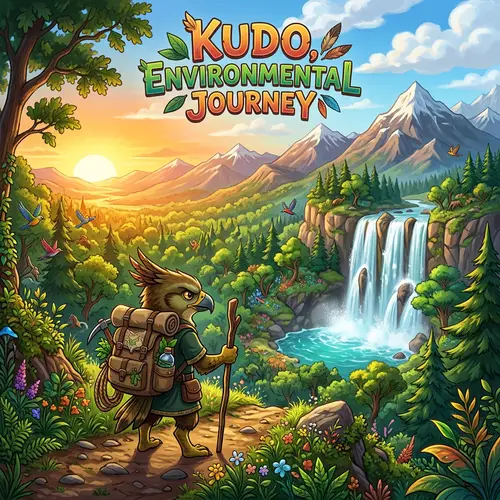 Kudo's Environmental Journey: Vibrant Natural World Adventure