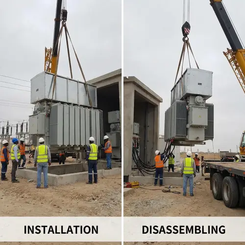 Install & Disassemble 380KV Ring Main Unit