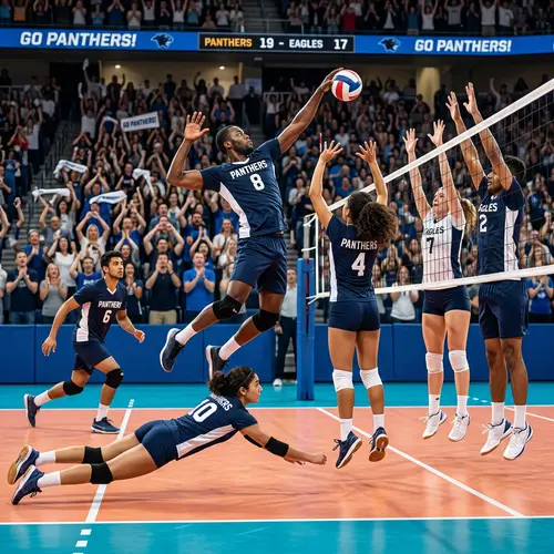 Diverse Volleyball Players in Action | Volleyball Images