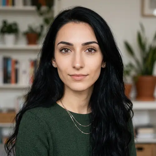 Stunning Girl with Brown Eyes and Long Eyelashes
