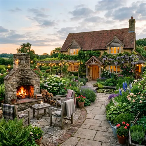 Charming House with Garden and Fireplace