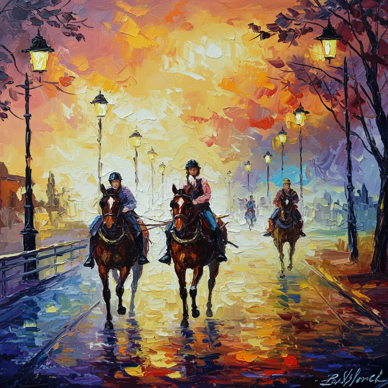 16x48 Inch Acrylic Canvas Painting Recreate