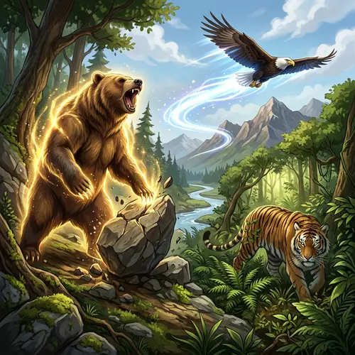 Animals with Superpowers in Natural Environment