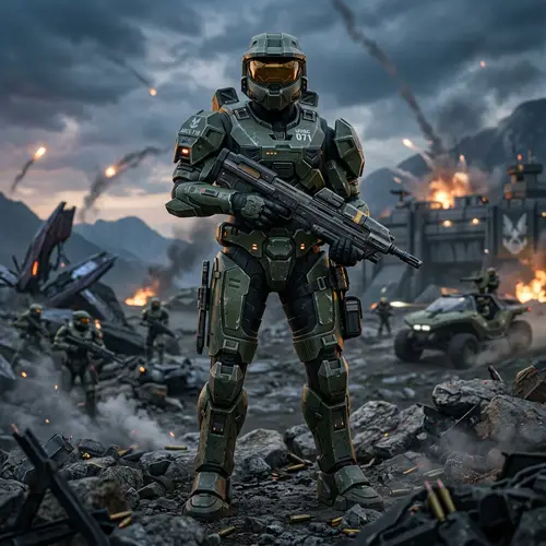 Spartan 4 with Mark VII Armor - Epic Design