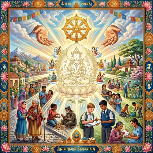 Mahayana Buddhism & Bodhisattva Teachings Artwork