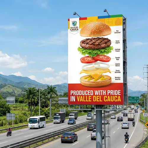 Valle del Cauca Hamburger | Produced with Pride