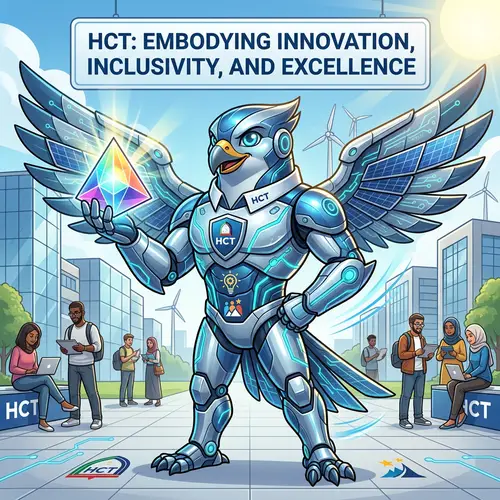 Innovative HCT Mascot Design for Inclusivity & Excellence