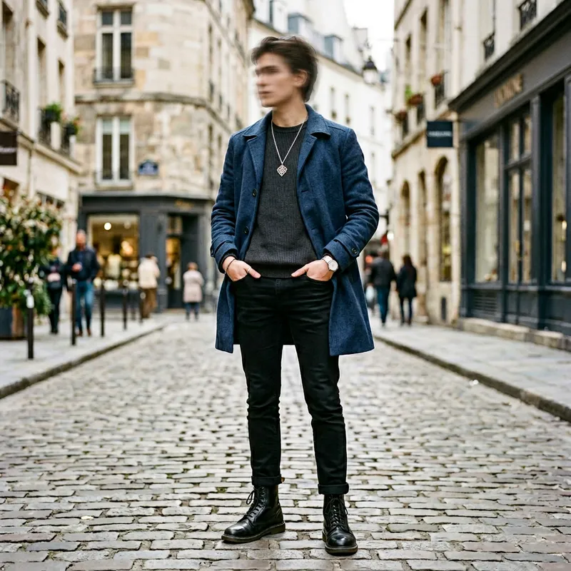 Modeling My Clothes: Fashionable Jacket & Jeans Outfit