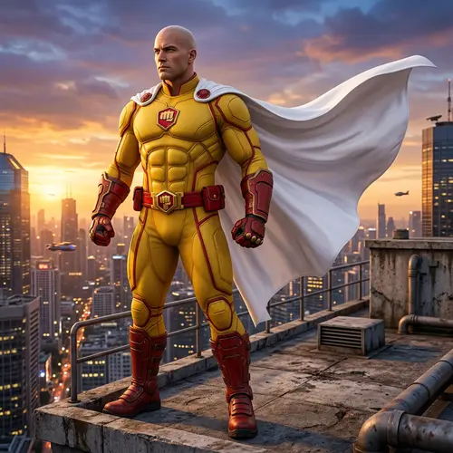 One Punch Man Inspired Hero Suit