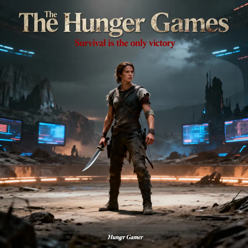 Custom Hunger Games Movie Cover Design