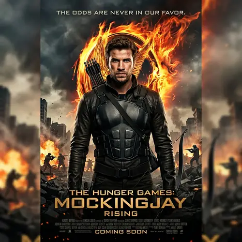 Custom Hunger Games Movie Cover Design