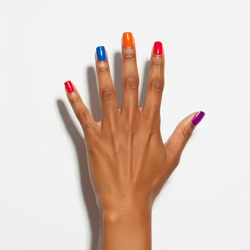 Colorful Hand Art Showcase