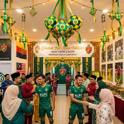 Hari Raya Greetings: Soccer Ball Ketupat