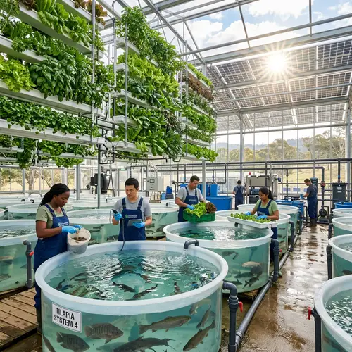 Sustainable Aquaculture: Integrating Fish and Greens for a Greener Future