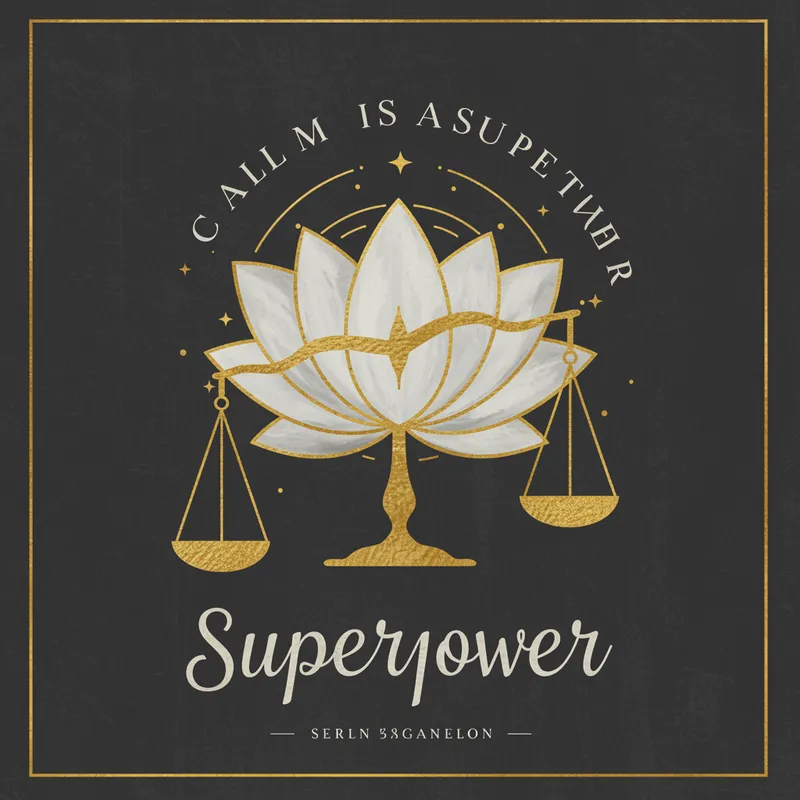 Calm is a Superpower: Elegant Branding Art