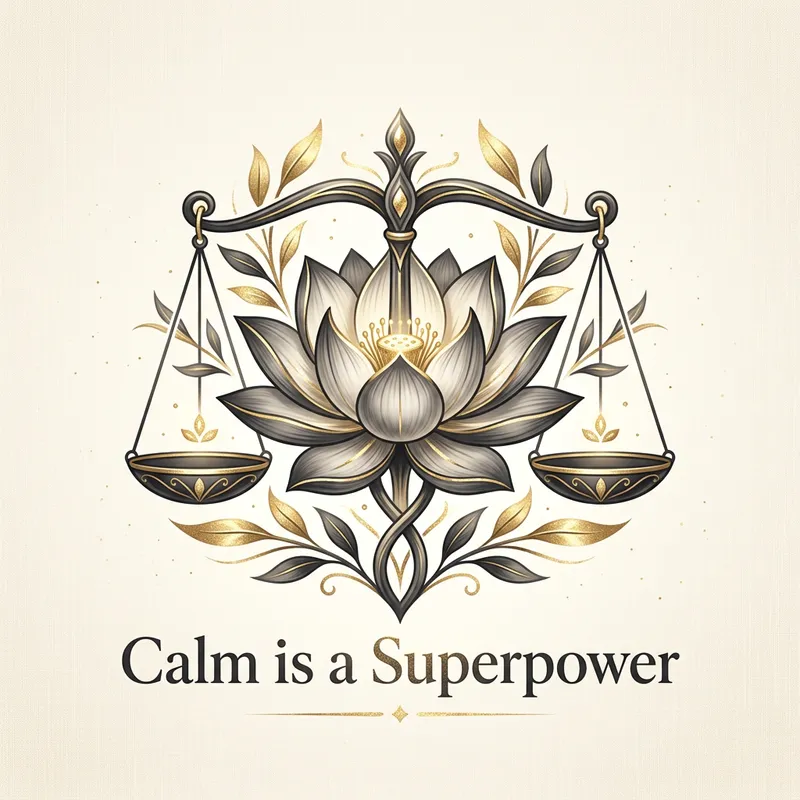 Calm is a Superpower: Elegant Branding Art