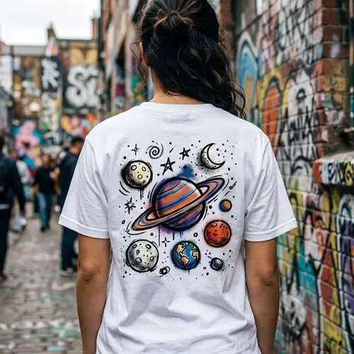Graffiti Planet T-Shirt Design