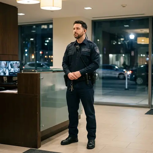 Concept Art of a Security Guard