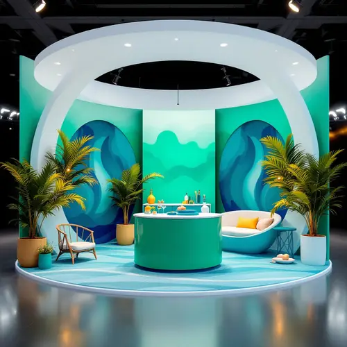 Carnival-Themed Exhibition Stand Design