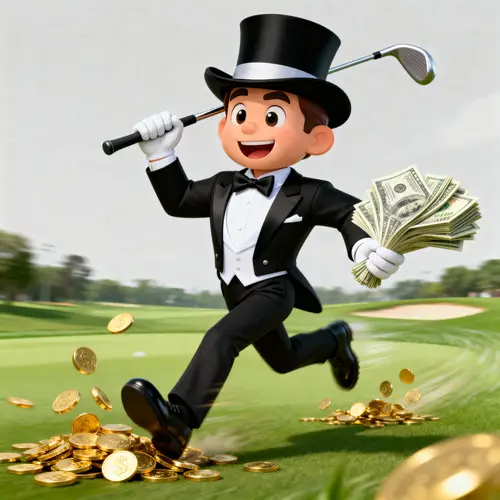 Millionaire Golf Mascot Maker - Custom Designs