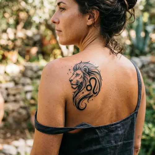 Leo Symbol Tattoo Ideas and Inspiration