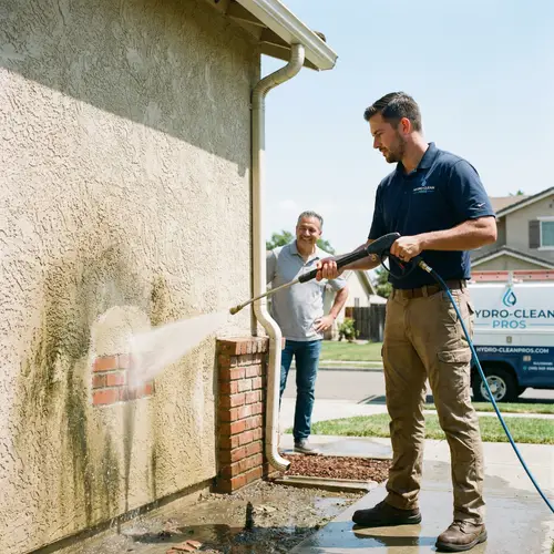 Professional Pressure Washing Services in Action