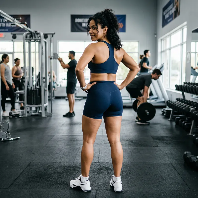 Fit Panamanian Woman in Gym - Inspiring Fitness Journey Fit Panamanian Woman in Gym - Inspiring Fitness Journey