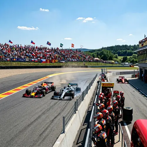 F1 Race at Brno Circuit, Czech Republic
