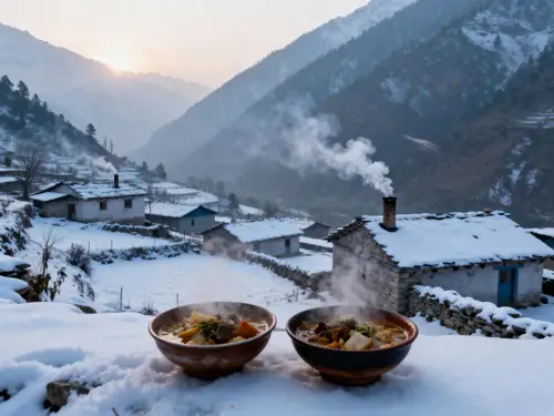 Serene Himalayan Valley at Dawn | Tranquil Landscapes