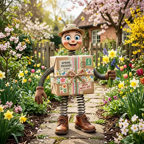 Fun Spring Package with Eyes and Arms